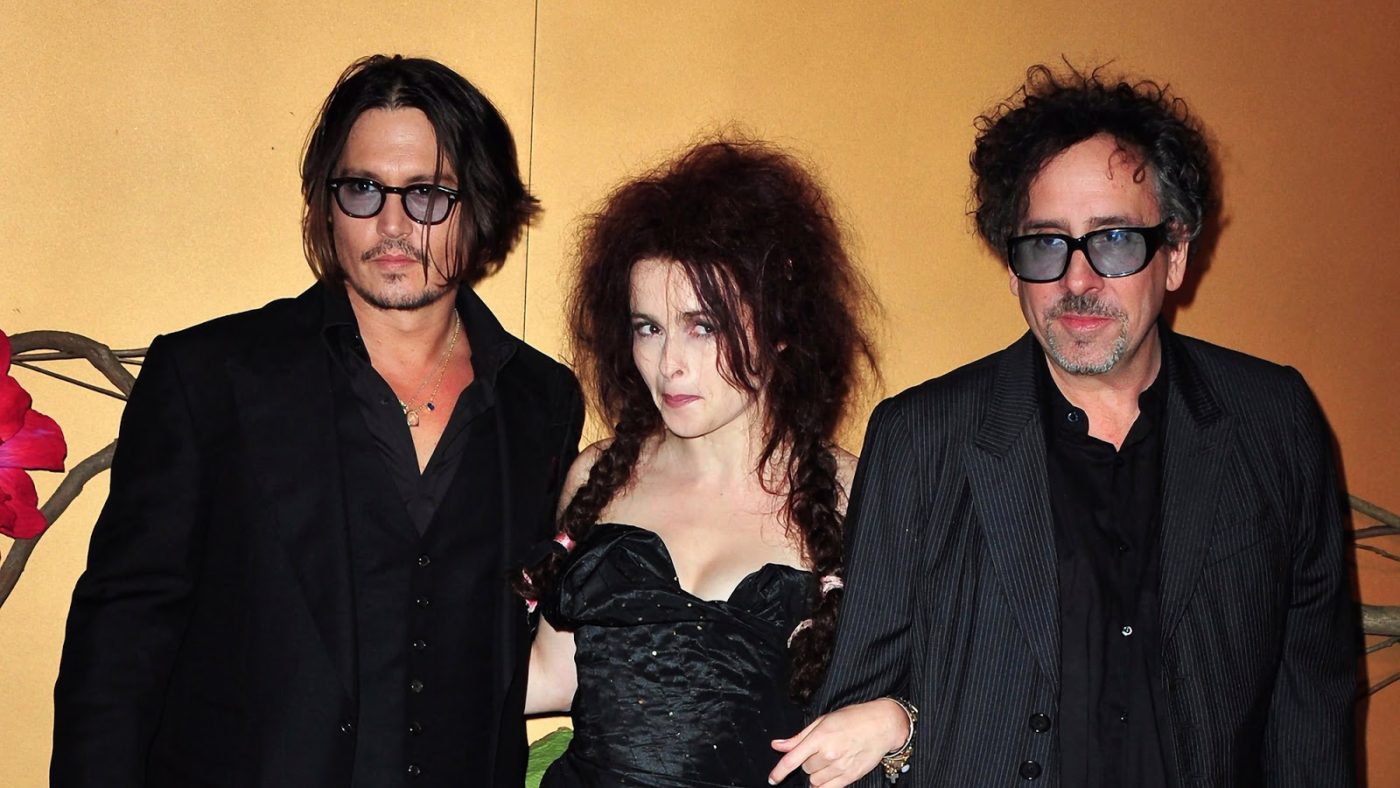 Johnny Depp, Helena Bonham Carter, Tim Burton